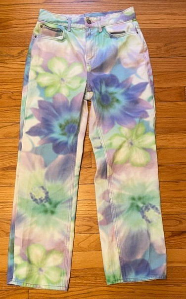 BDG Urban Outfitters Festival Floral Tie Dye Cowboy Jean 27