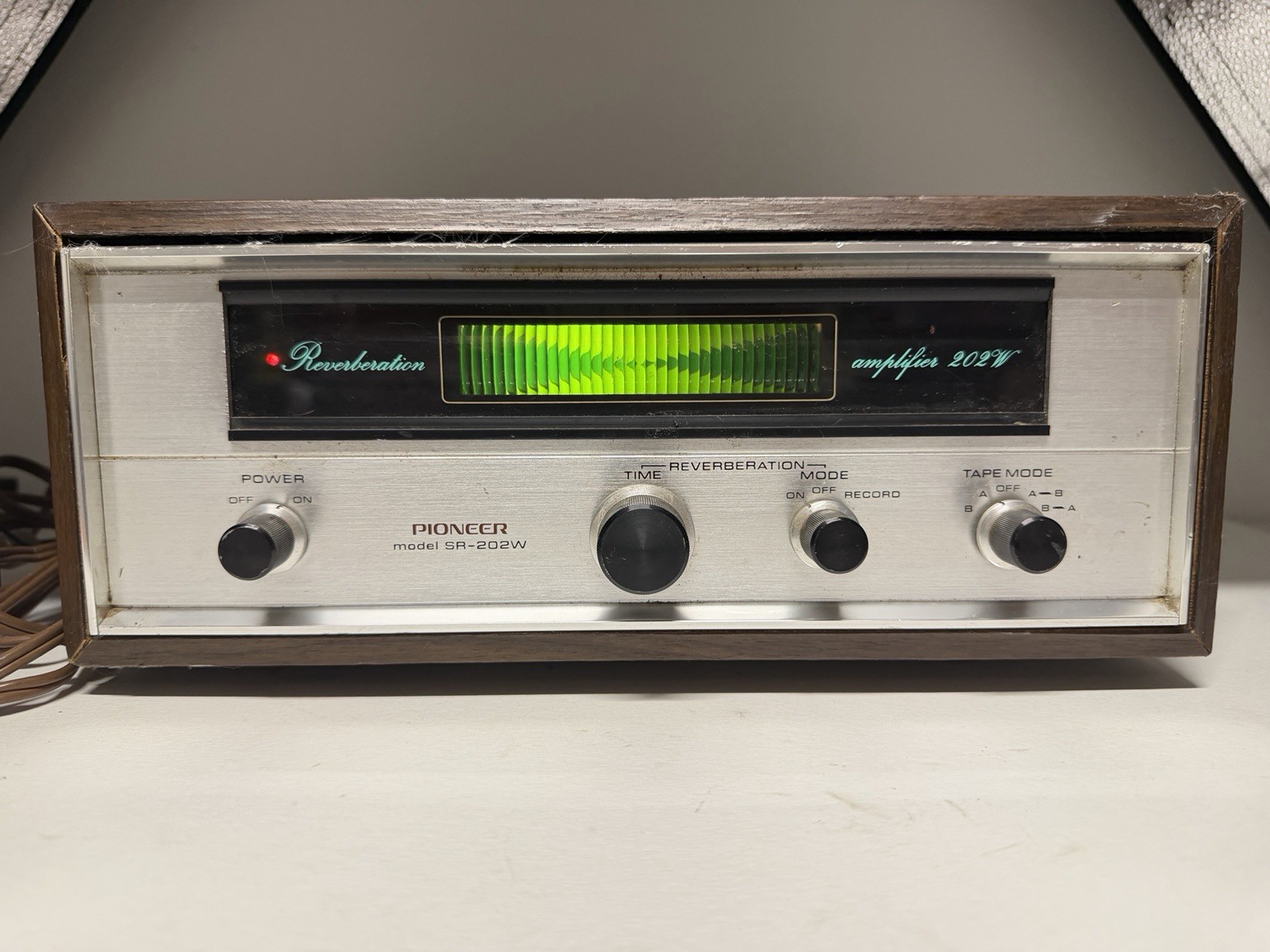 Vintage Pioneer SR-202W Reverberation Amplifier Analog Hi-Fi 1970s Stereo