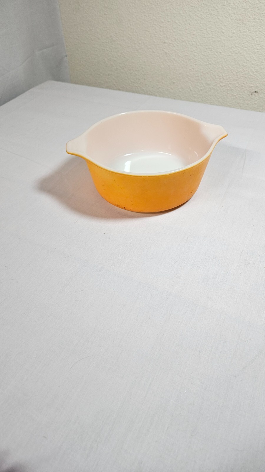 Vintage PYREX 472 1.5pt Orange Casserole Dish NO LID