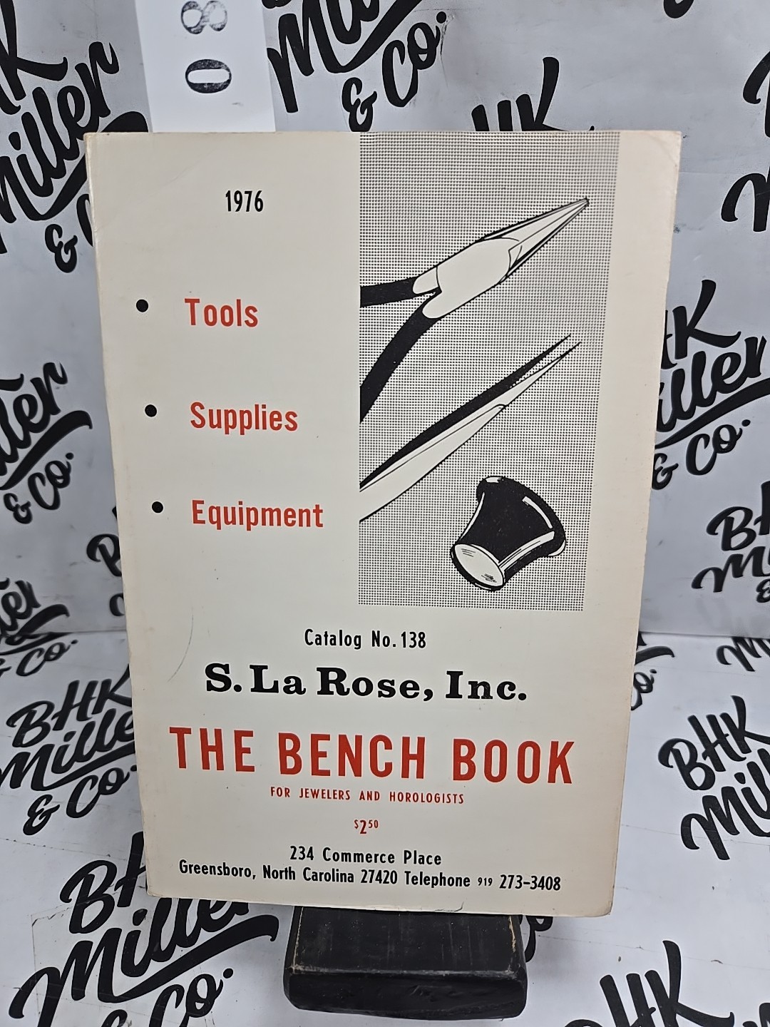 Vintage 1976 BENCH BOOK S. La. Rose, Inc. Catalog #138 Jewelers And Horologist 