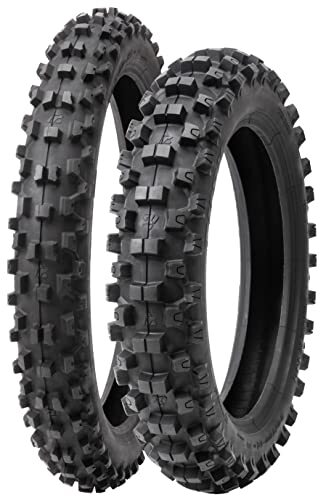 Tusk EMEX T-35® Soft/Inter Terrain Dirt Bike Tire Set 60/100x10 & 60/100x10