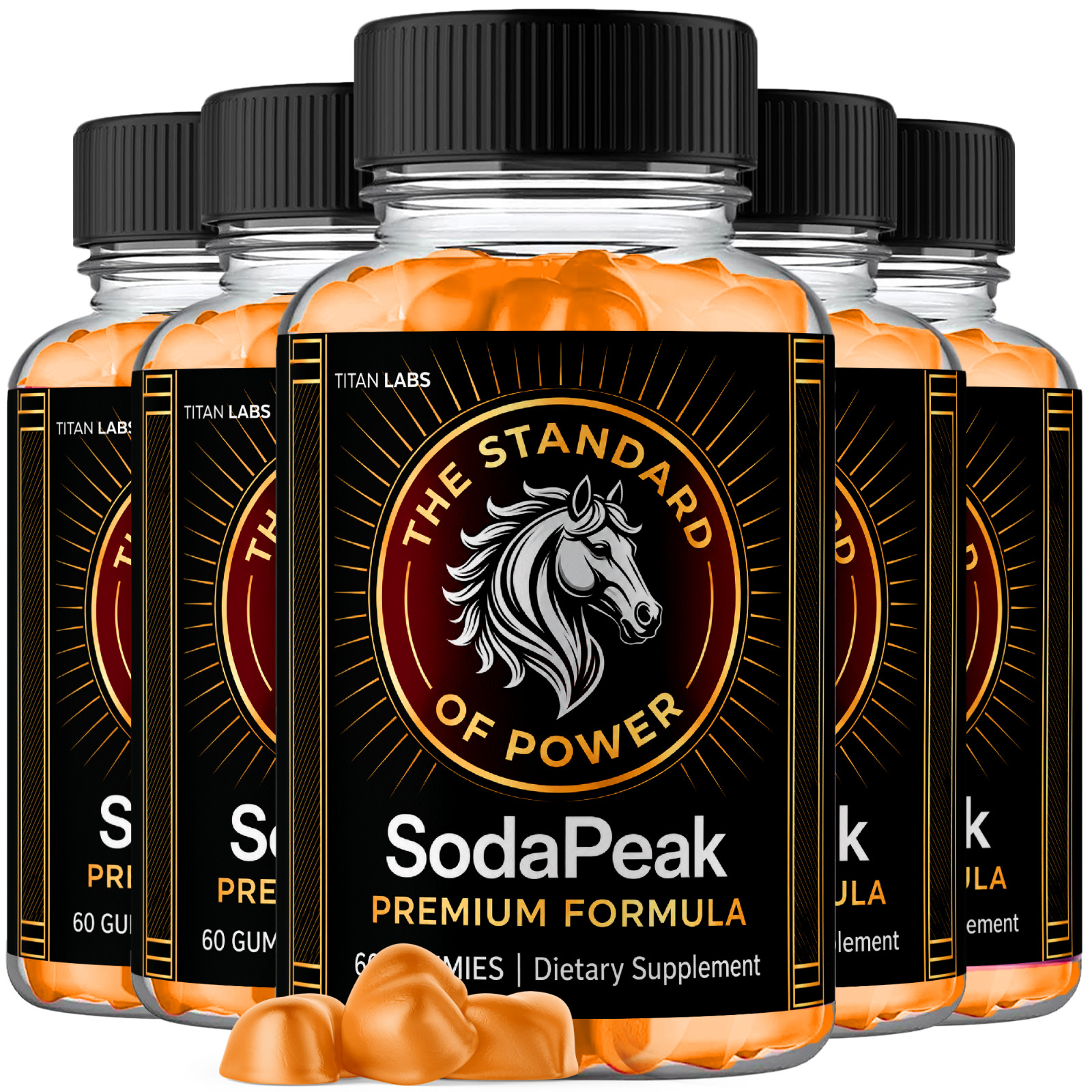 Soda Peak Men's Performance Gummys Male Health Support SodaPeak 300 Gummies
