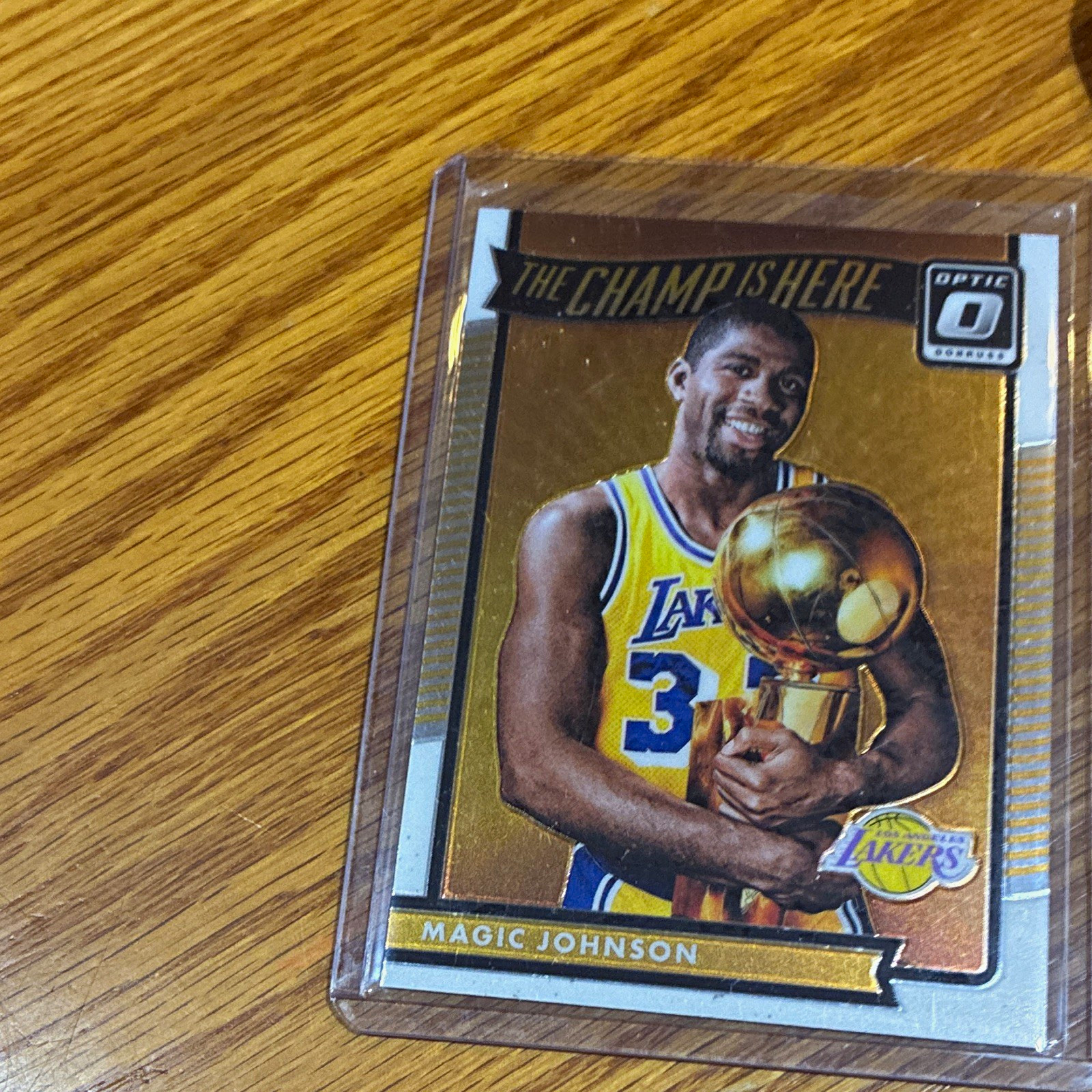 Panini 2016-17 Donruss Optic The Champ Is Here Magic Johnson Lakers #15