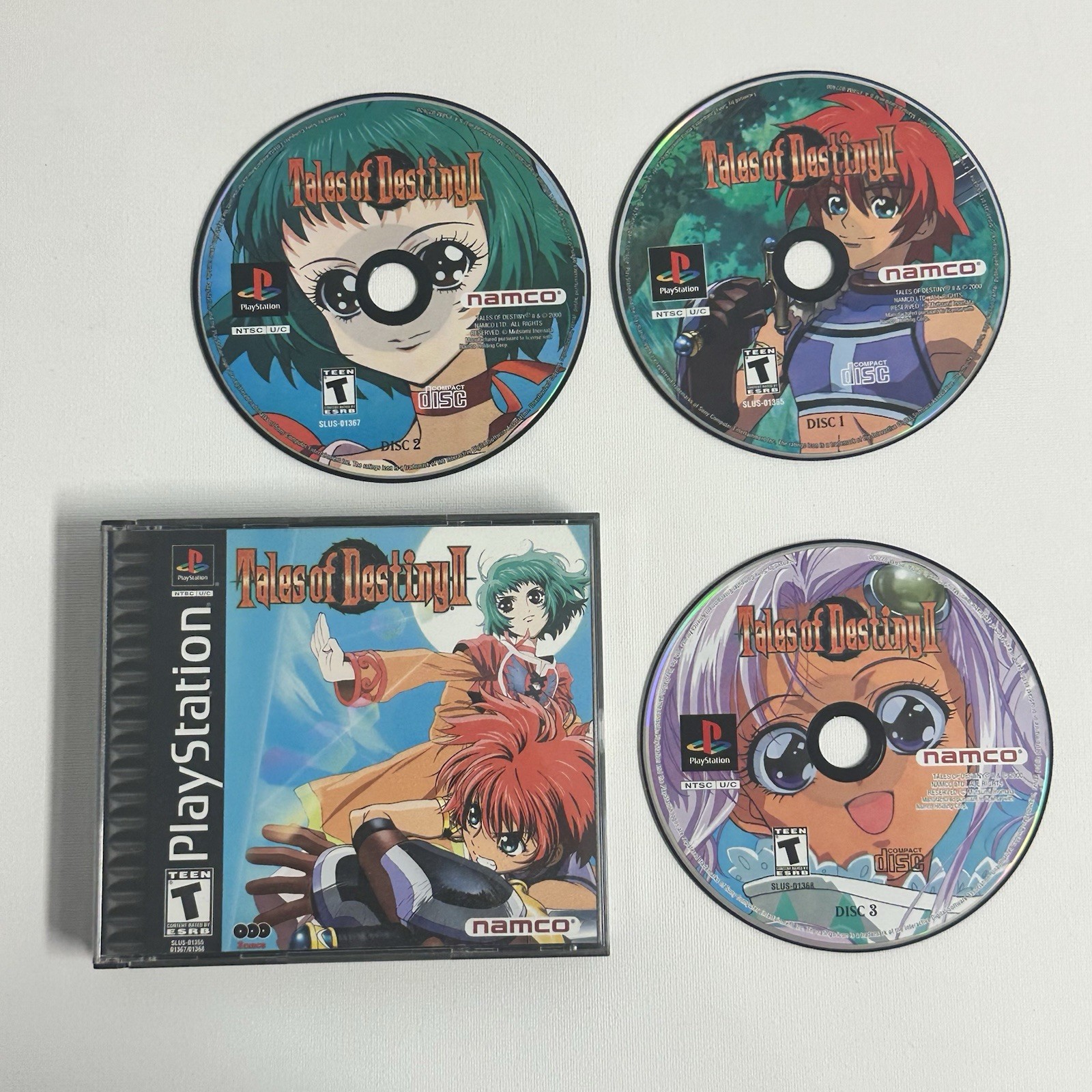 Tales of Destiny II (Sony PlayStation 1, 2001) No Manual Nice