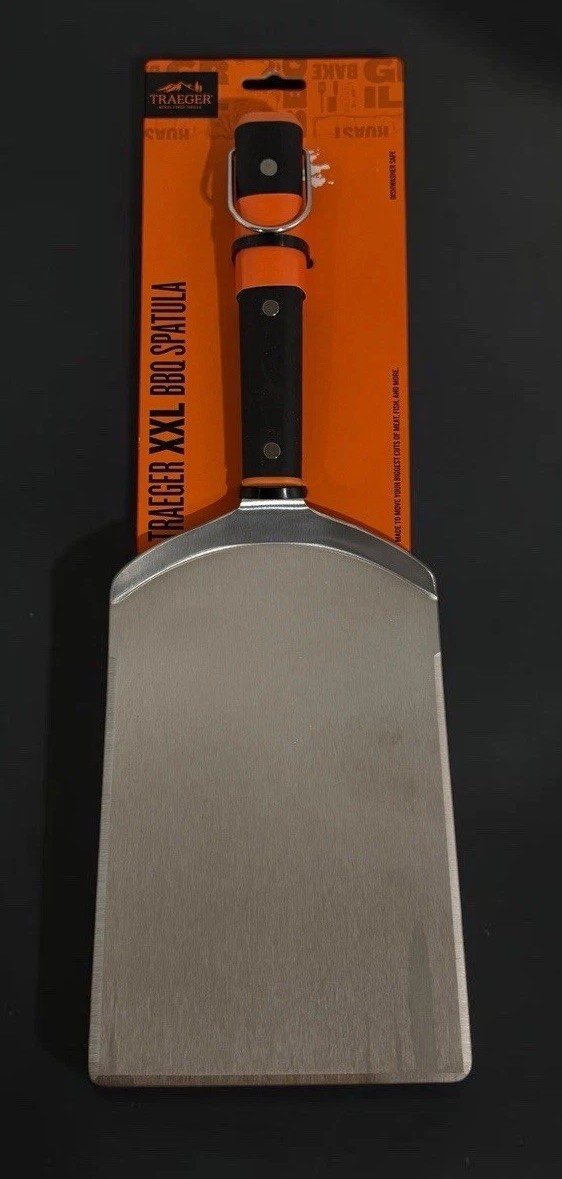 Traeger XXL BBQ Spatula Stainless Steel, Brushed Silver BAC793 NWT