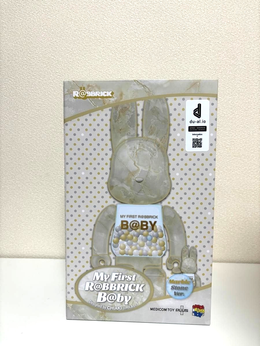 MEDICOM TOY MY FIRST R@BBRICK MARBLE Ver. 100% & 400% Action Figure JAPAN