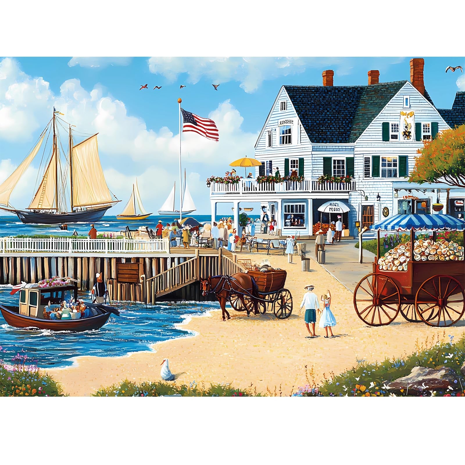 Jigsaw Puzzles 300 Pieces for Adults White Villa Puzzle 300 Pieces Adult Puzzles Jigsaw Puzzles 300 Pieces for Adults White Villa Puzzle 300 Pieces Adult Puzzles