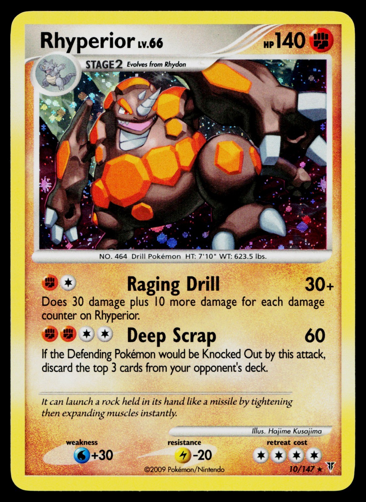 Rhyperior 10/147 | Supreme Victors Holo Rare - NM