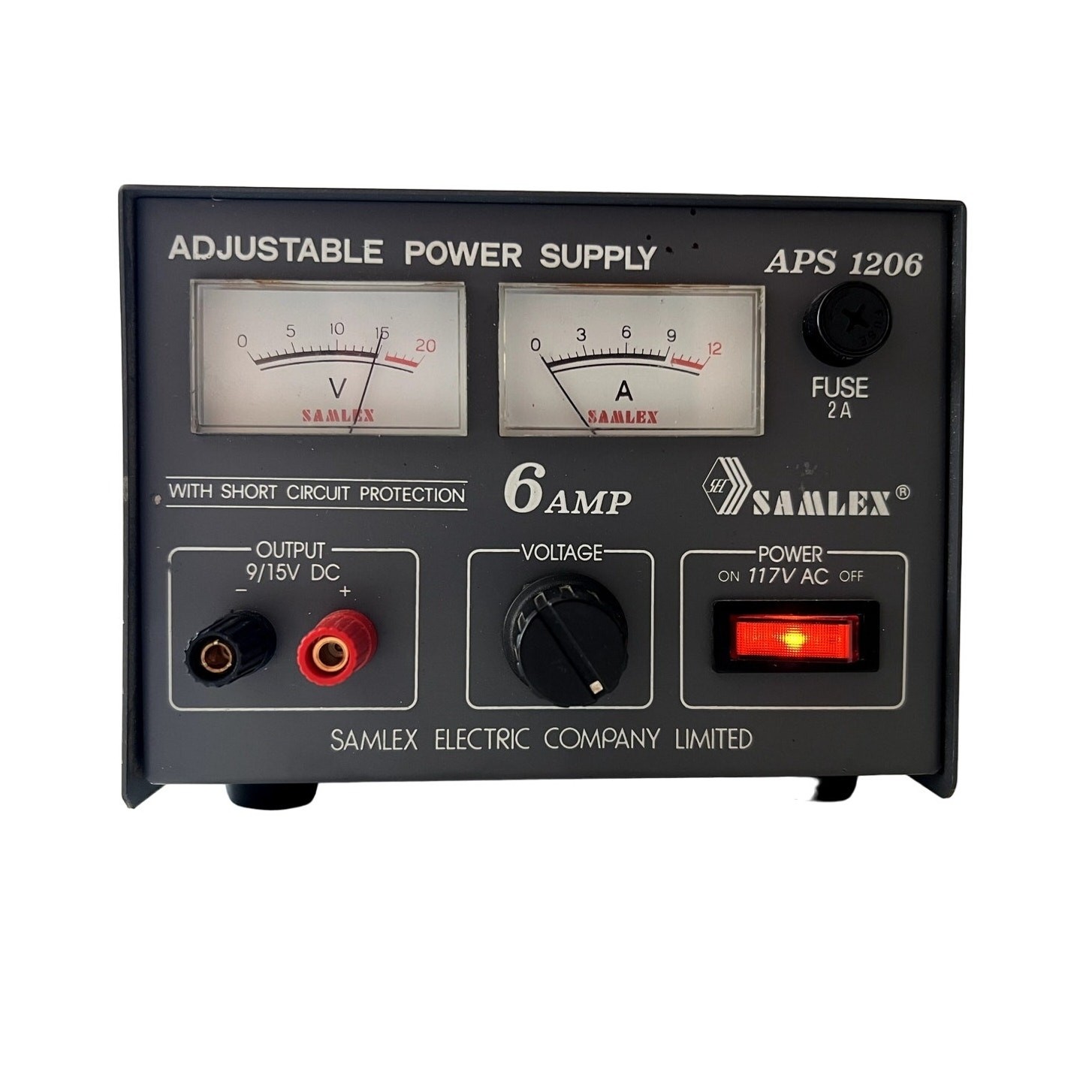Samlex APS 1206 Adjustable Power Supply 6 Amp With Short Circuit Protection