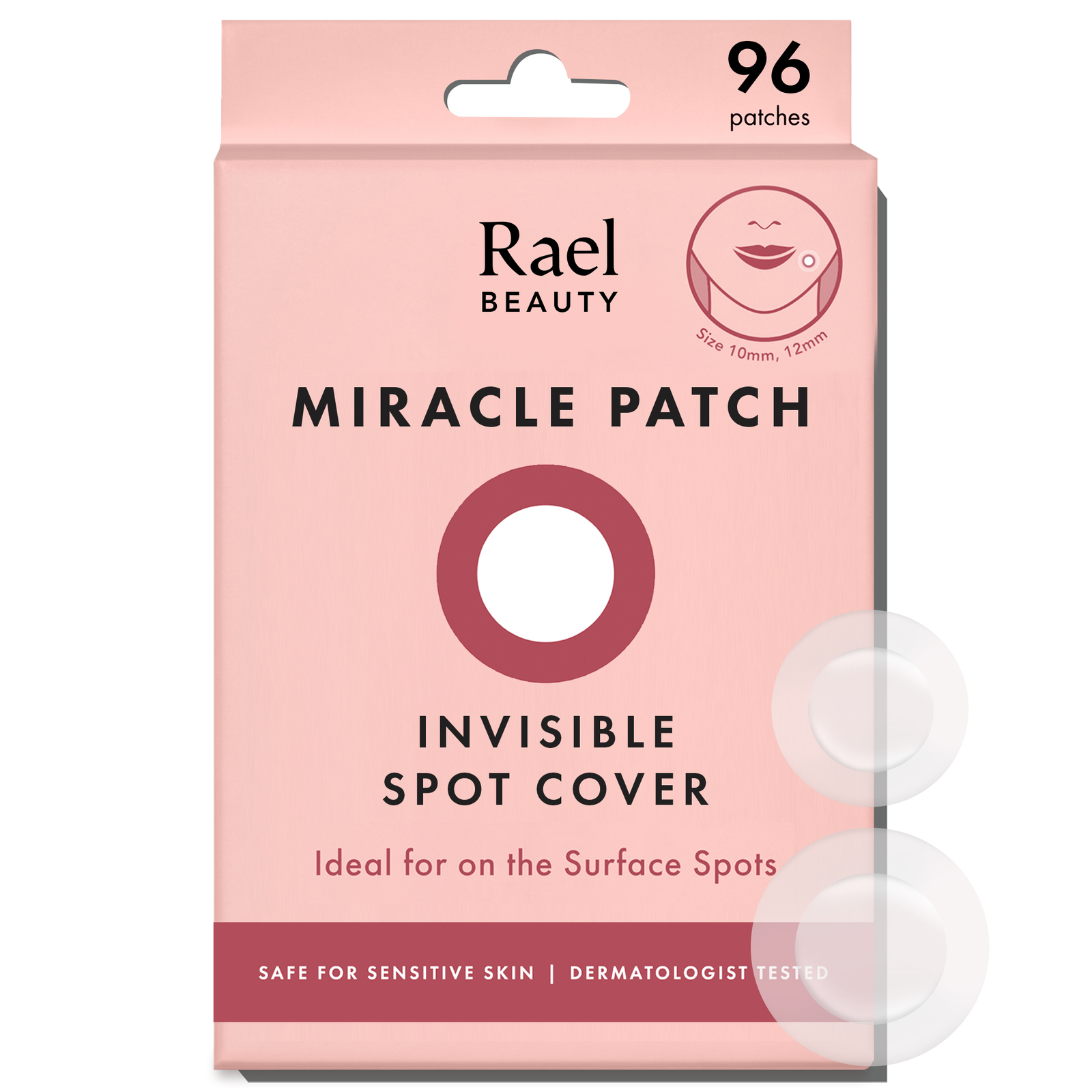 Rael Hydrocolloid Pimple Patches, Acne Patch Invisible Spot Cover (96 Count) Rael Hydrocolloid Pimple Patches, Acne Patch Invisible Spot Cover (96 Count)