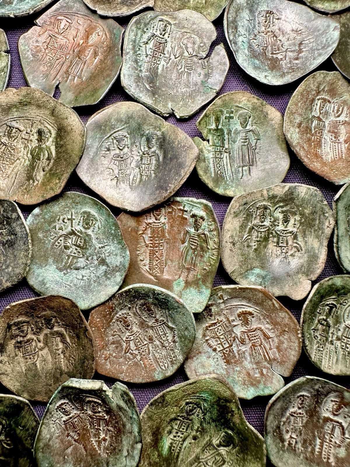 Genuine High Quality 12th-13th Century Byzantine Trachy Coins
