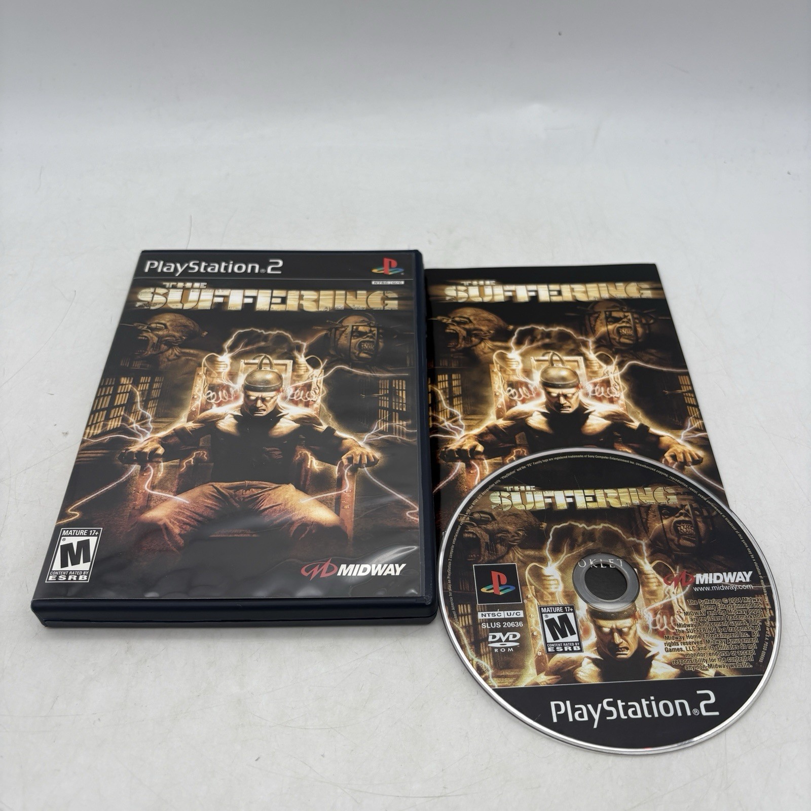 The Suffering PlayStation 2 PS2 Complete CIB w/ Manual & Reg Card Tested The Suffering PlayStation 2 PS2 Complete CIB w/ Manual & Reg Card Tested