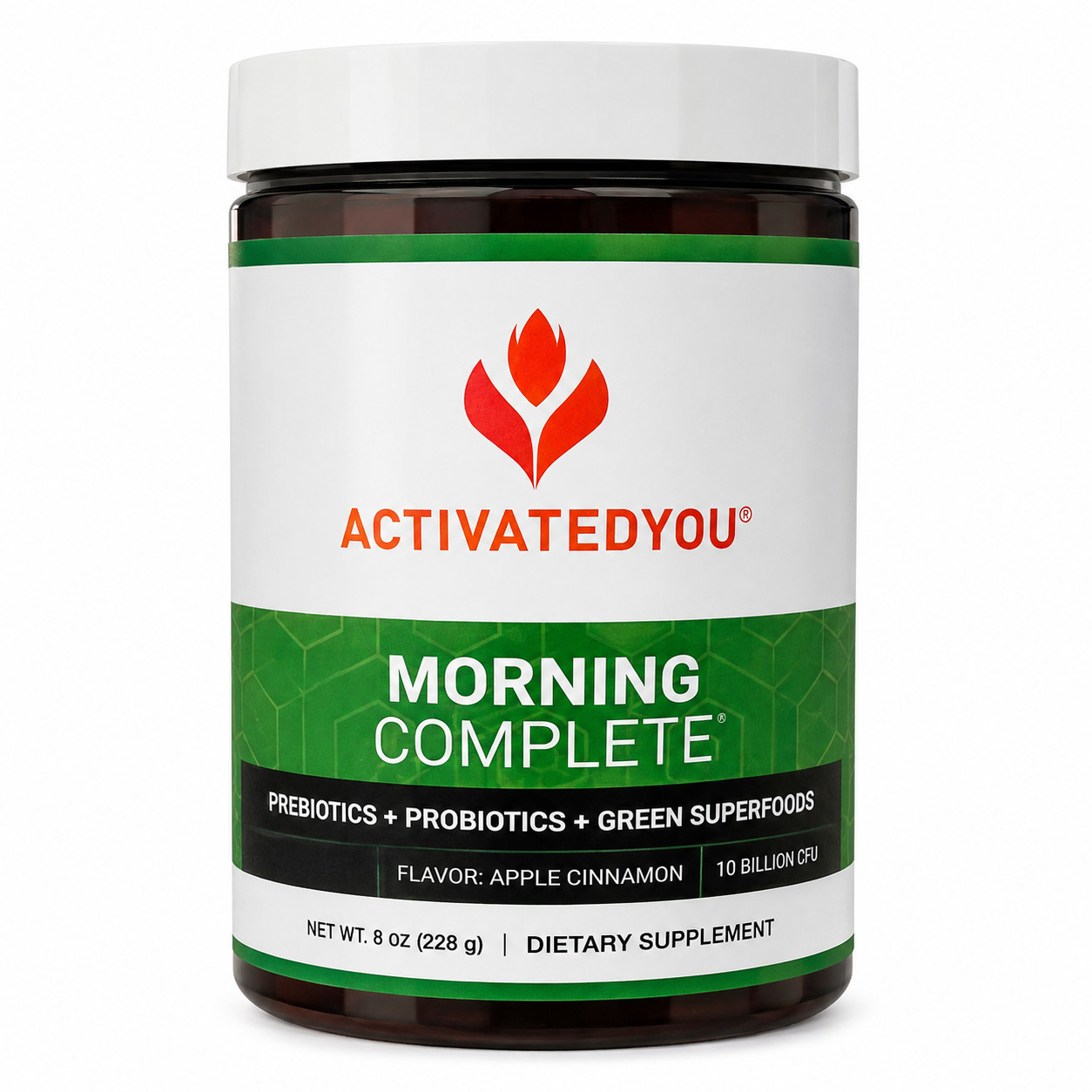 ActivatedYou Morning Complete Nutritional Supplement Apple Cinnamon 8 oz , 228 g