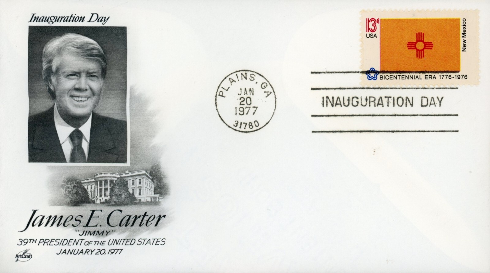 US 1679 New Mexico on Jimmy Carter Birthplace Inauguration Cover