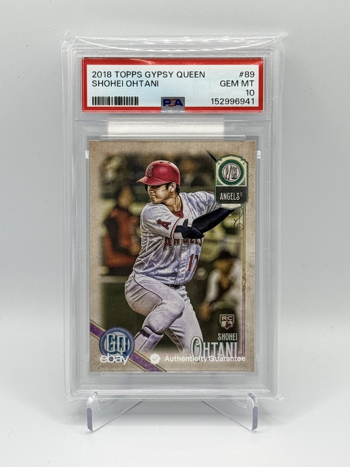 2018 Topps Gypsy Queen Shohei Ohtani RC Rookie #89 Angels PSA 10 GEM MINT