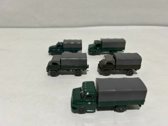 5 Vintage Wiking Military Trucks 5 Vintage Wiking Military Trucks