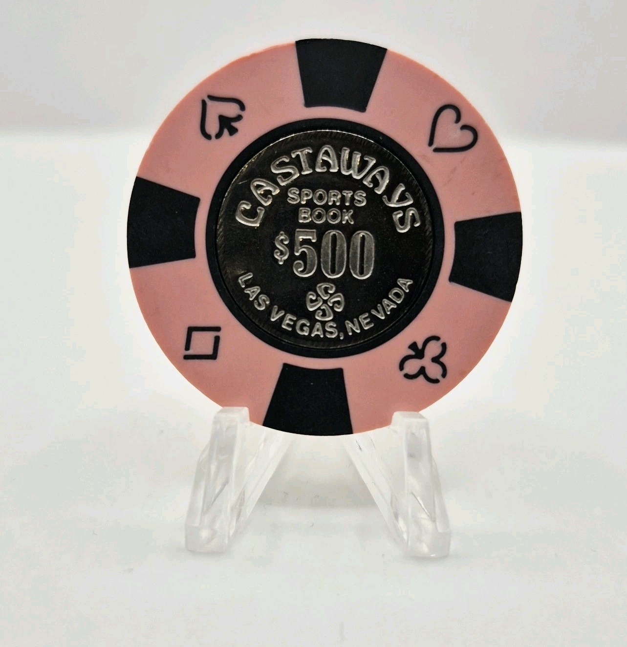 Castaways Las Vegas Nevada 1990s 43mm $500 *Imitation Chip N1436.S Castaways Las Vegas Nevada 1990s 43mm $500 *Imitation Chip N1436.S