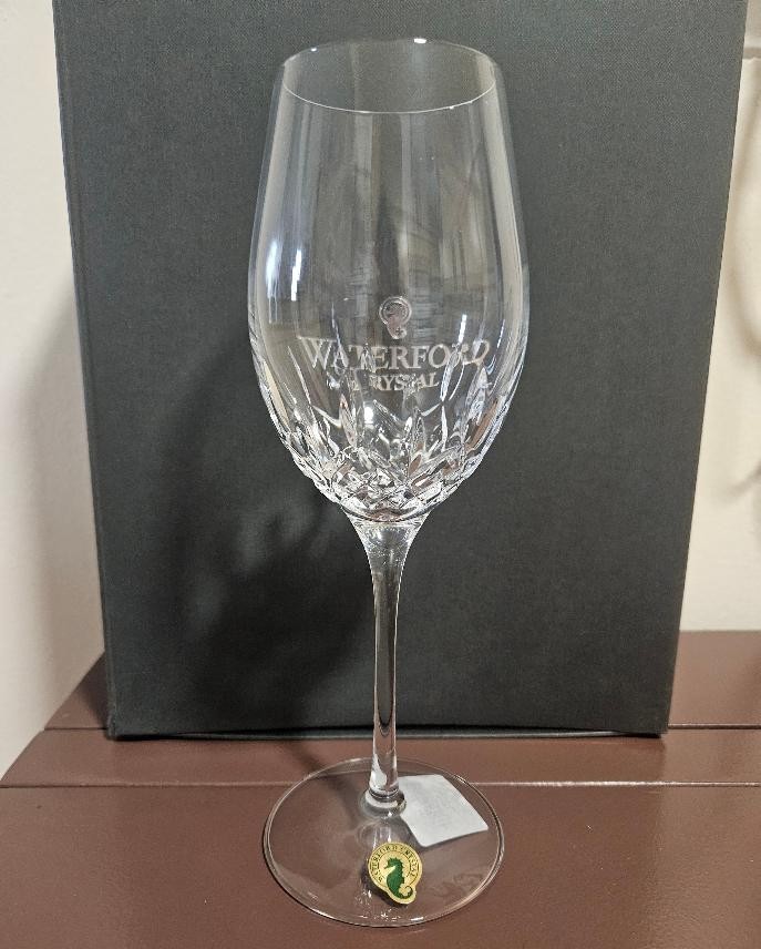 Waterford Lismore Essence White Wine Goblet Set (Pair) - Brand New Waterford Lismore Essence White Wine Goblet Set (Pair) - Brand New