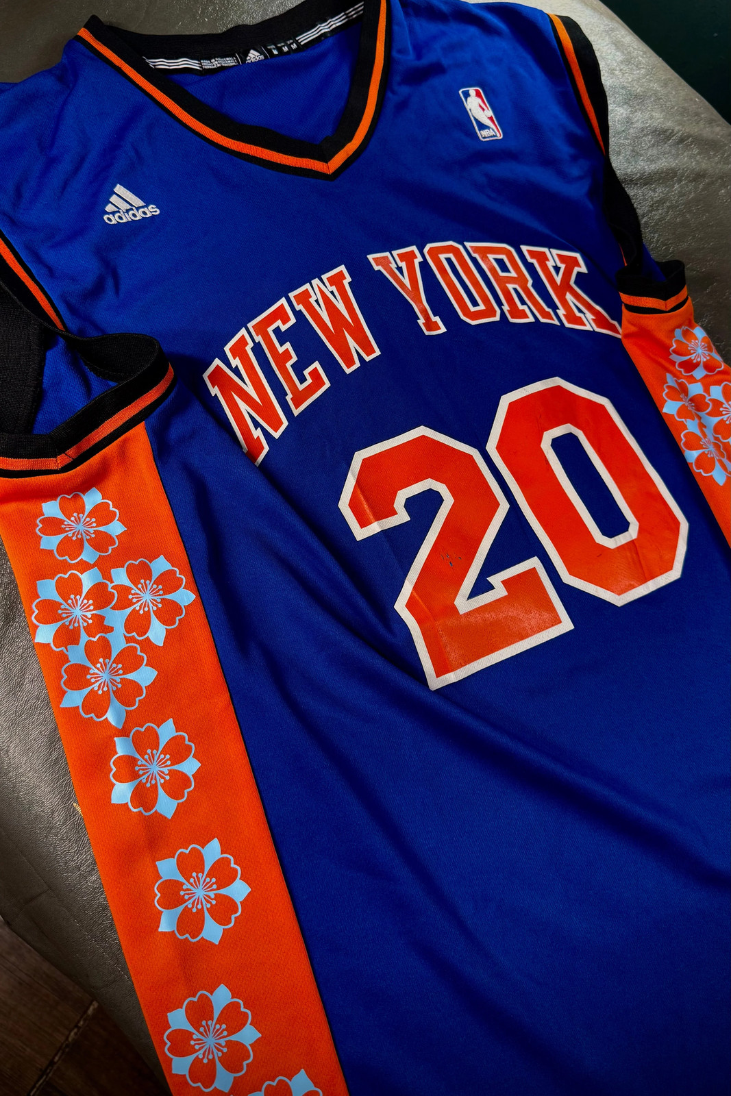 Rodrigues Blossom NY Knicks Jersey NBA Swingman Basketball Adidas - 2012