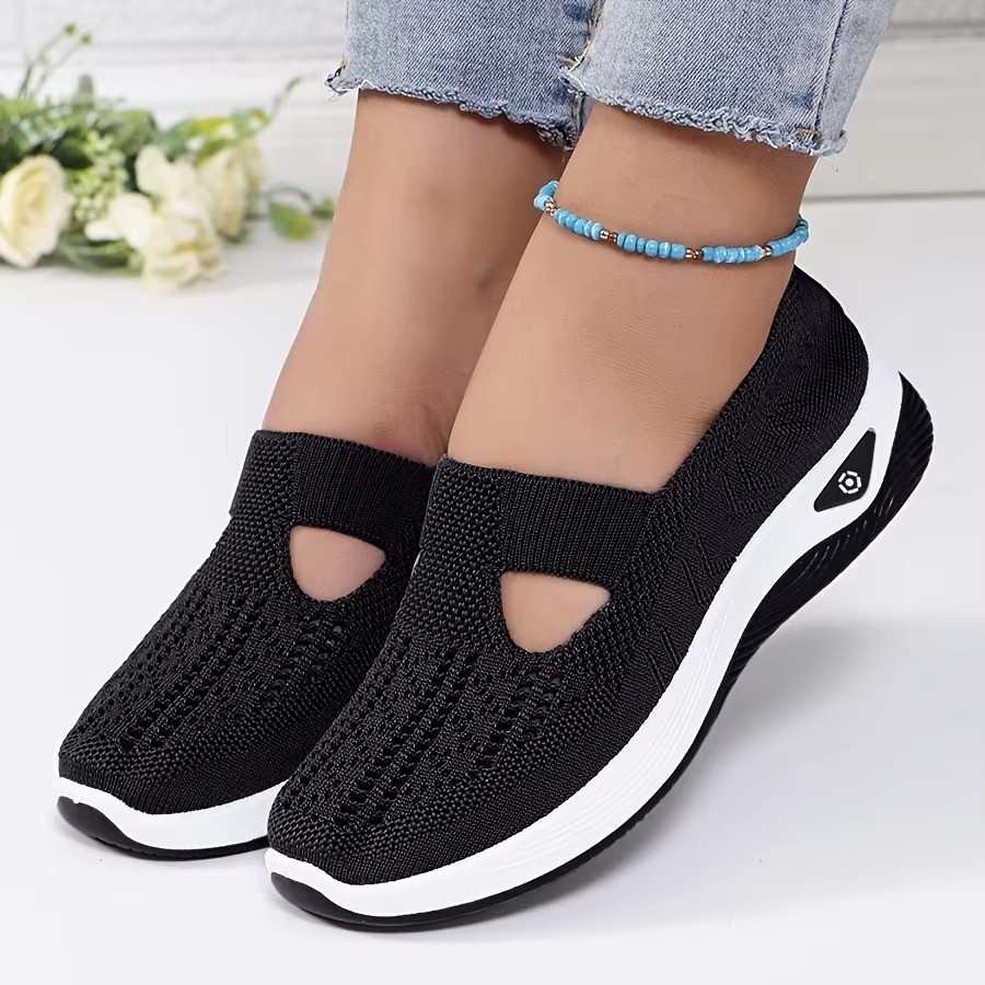Women\'s Orthopedic Walking Shoes Breathable Slip On Non Slip Casual Sneakers