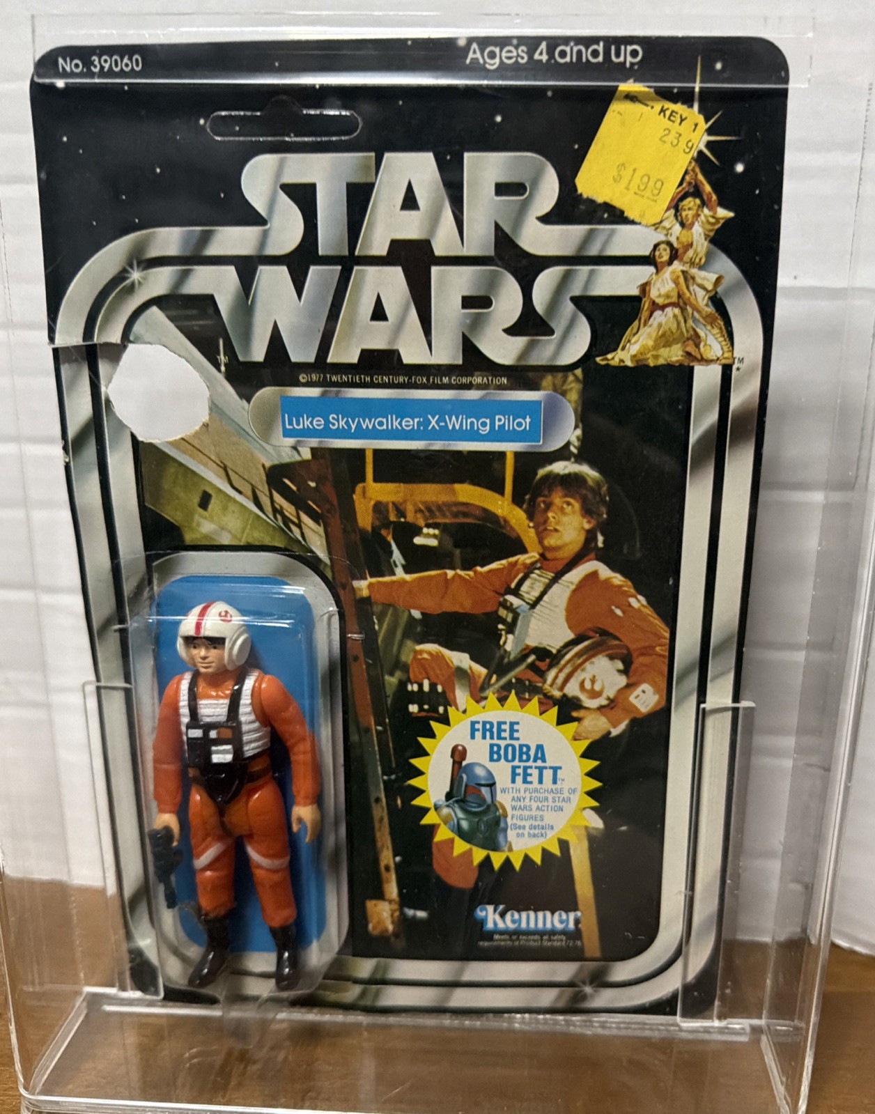 Vintage 1978 Star Wars Luke Skywalker X Wing Pilot Open UNPUNCHED POP Remove*154 Vintage 1978 Star Wars Luke Skywalker X Wing Pilot Open UNPUNCHED POP Remove*154