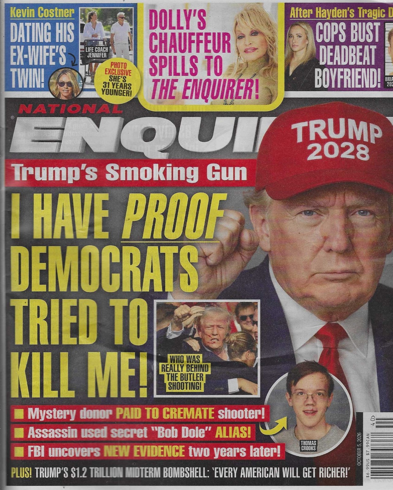 National Enquirer Magazine October 5th 2026: Trumps Smoking Gun National Enquirer Magazine October 5th 2026: Trumps Smoking Gun
