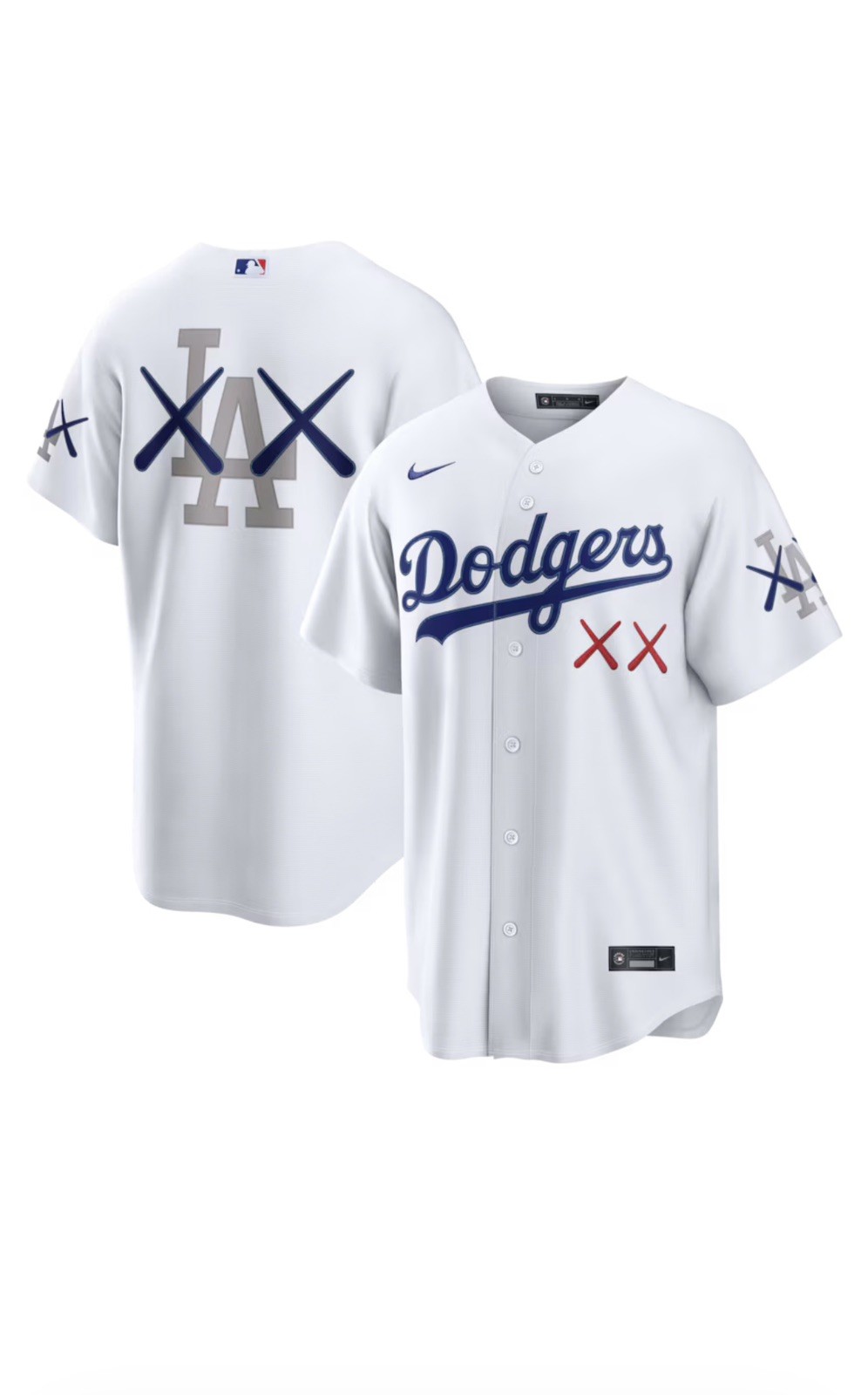 Los Angeles Dodgers Nike x KAWS Stadium Jersey - Large- NWT