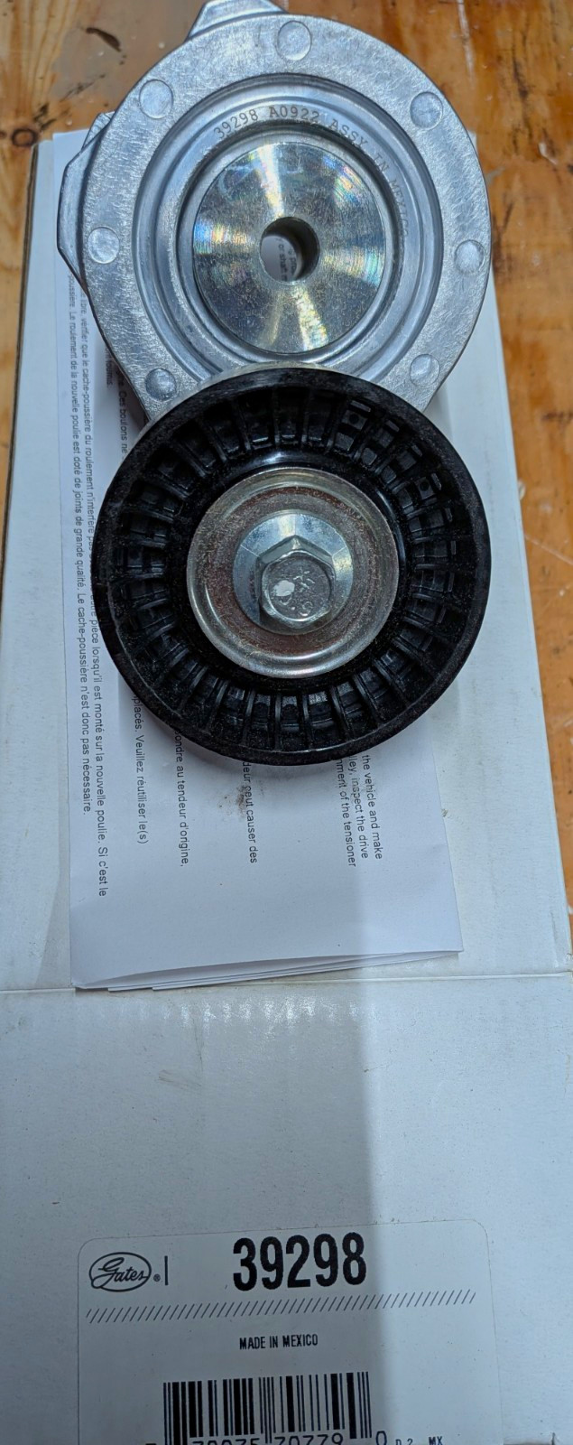 Genuine Gates DriveAlign Automatic Belt Drive Tensioner 39298 Genuine Gates DriveAlign Automatic Belt Drive Tensioner 39298