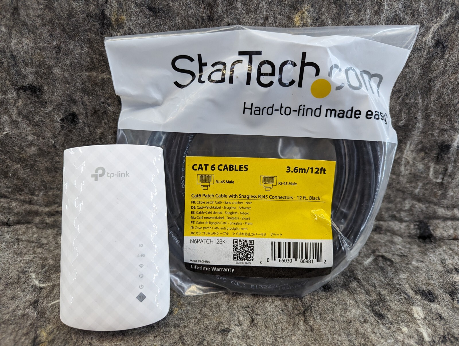 TP-Link RE200 - Dual Band IEEE 802.11ac Wireless Range Extender + Cables