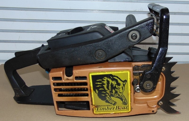 Vintage McCulloch Timber Bear Chainsaw 165lbs Parts Repair