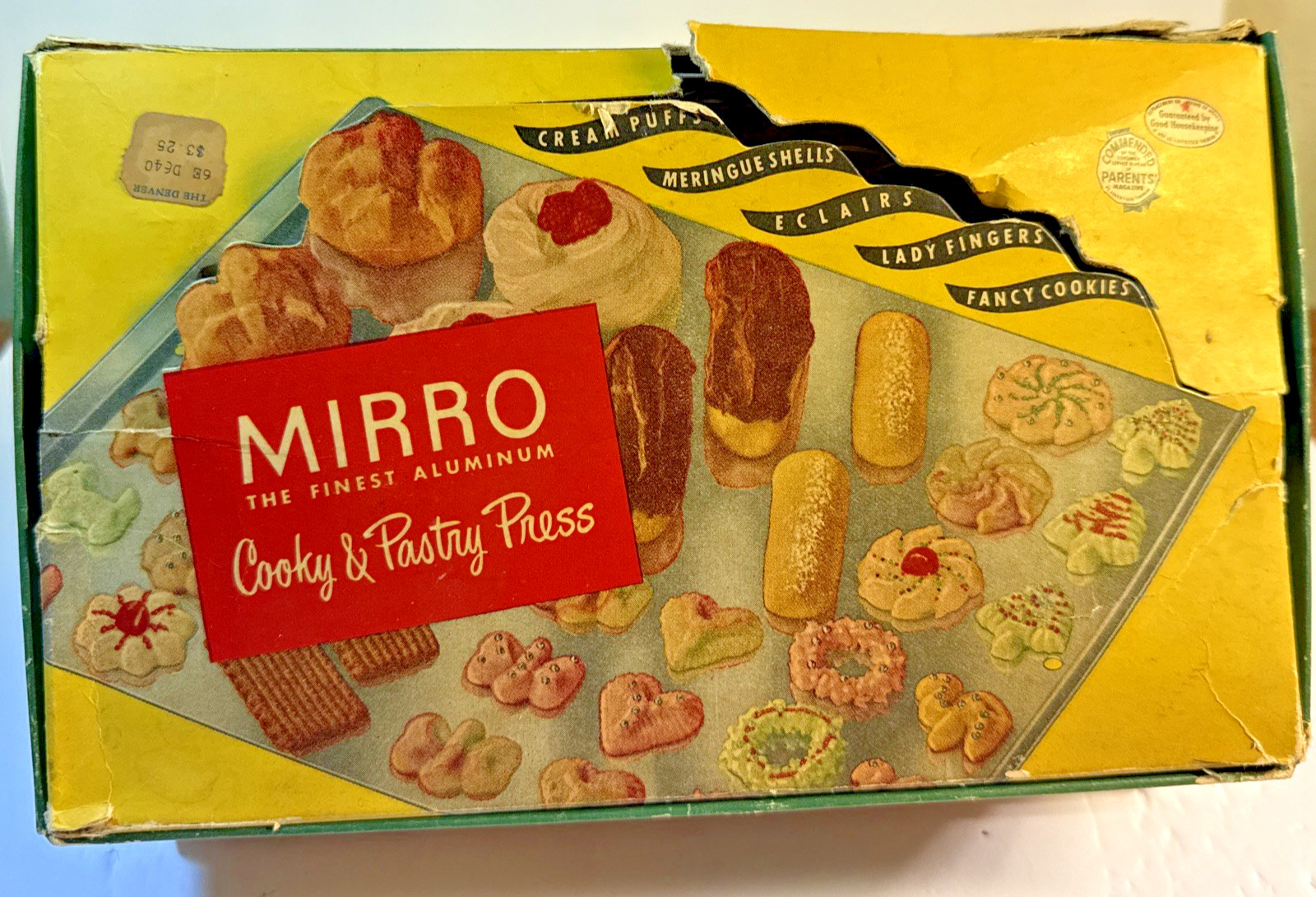 Vintage Mirro Aluminum Cooky and Pastry Press Set with Original Box - 7 DAY SALE