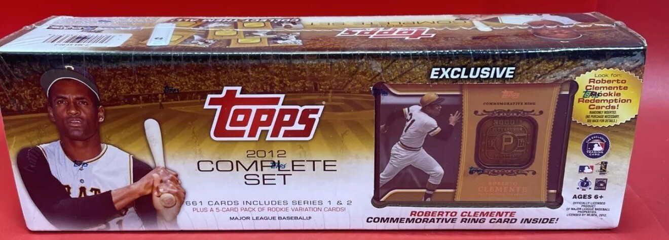 2012 Topps Sealed Factory Set Series 1 And 2 Roberto Clemente Special Edition