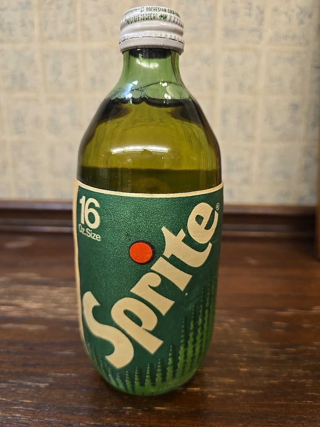 Vintage Foam Label Sprite Pint 16 oz Glass Bottle Sealed Full NOS Many Available