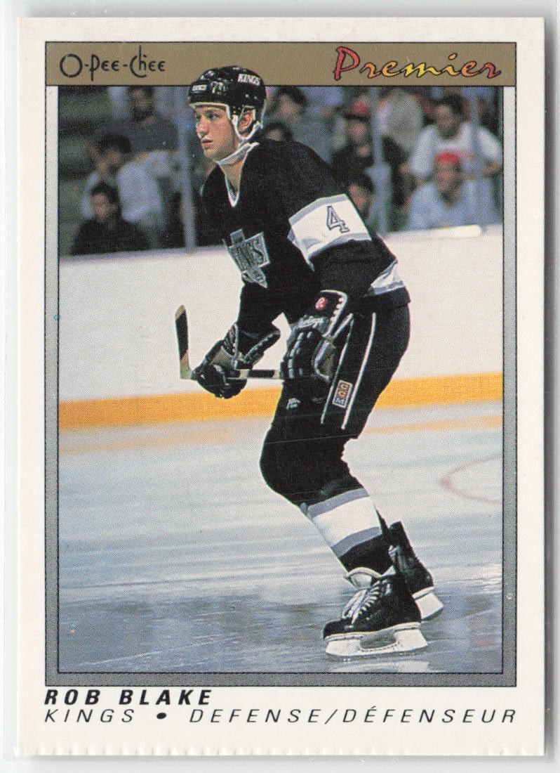 1990-91 O-Pee-Chee Premier - Rob Blake #6 (RC)