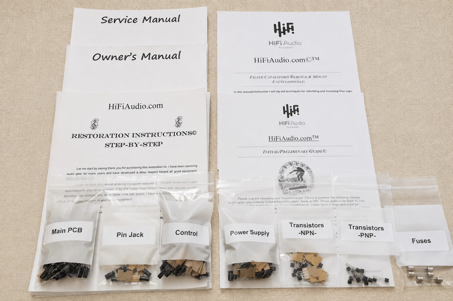 Nakamichi BX-300 cassette deck restoration upgrade kit repair rebuild capacitor