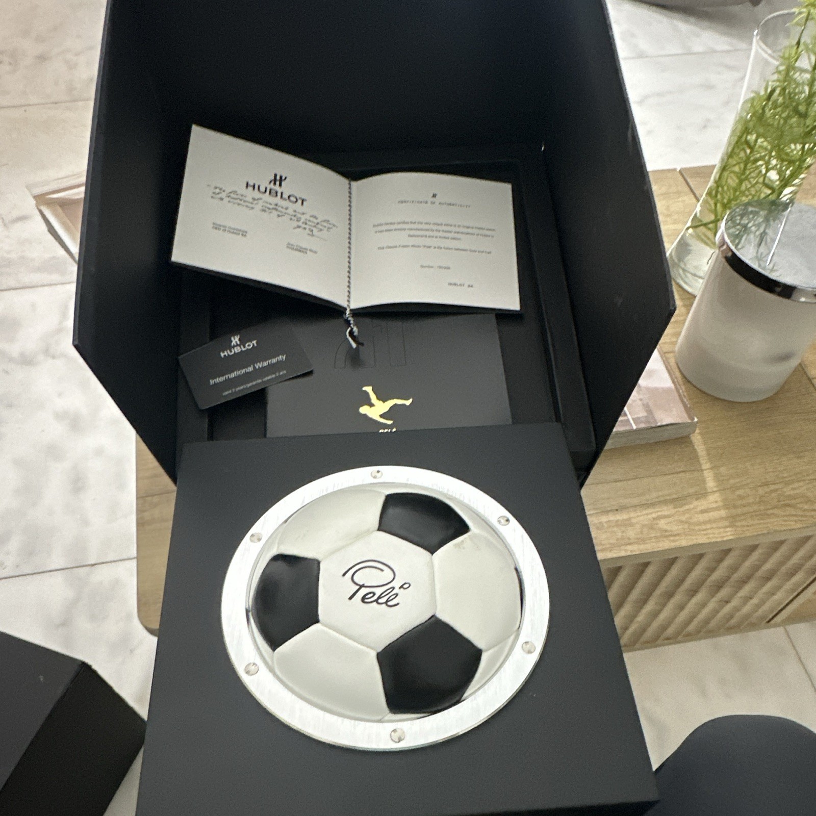 Hublot Black Single Watch Presentation Box Case 1-3 Watches Classic Fusion Pelé Hublot Black Single Watch Presentation Box Case 1-3 Watches Classic Fusion Pelé