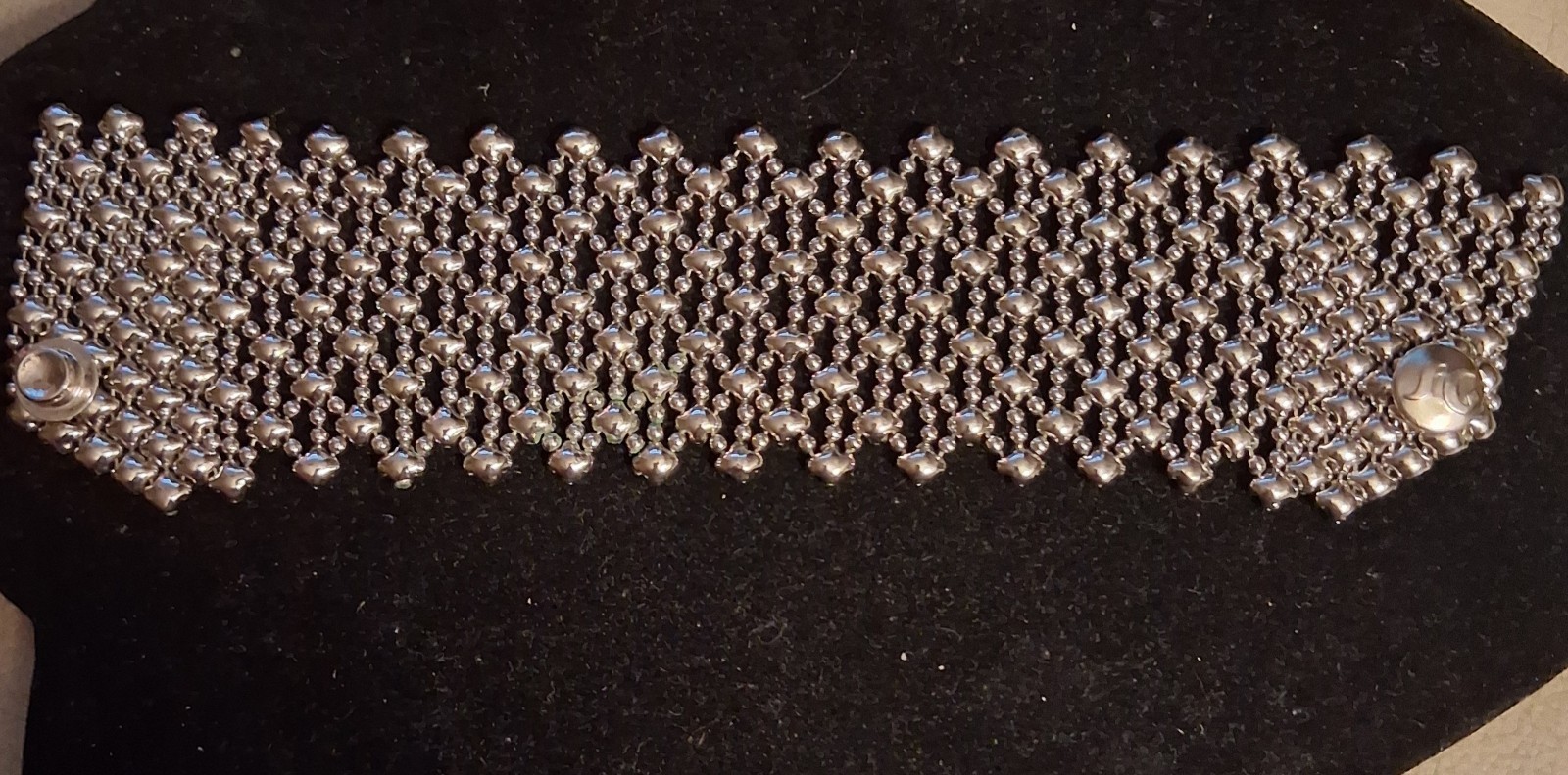 B79-N Chrome Finish Bracelet By Sergio Gutierrez