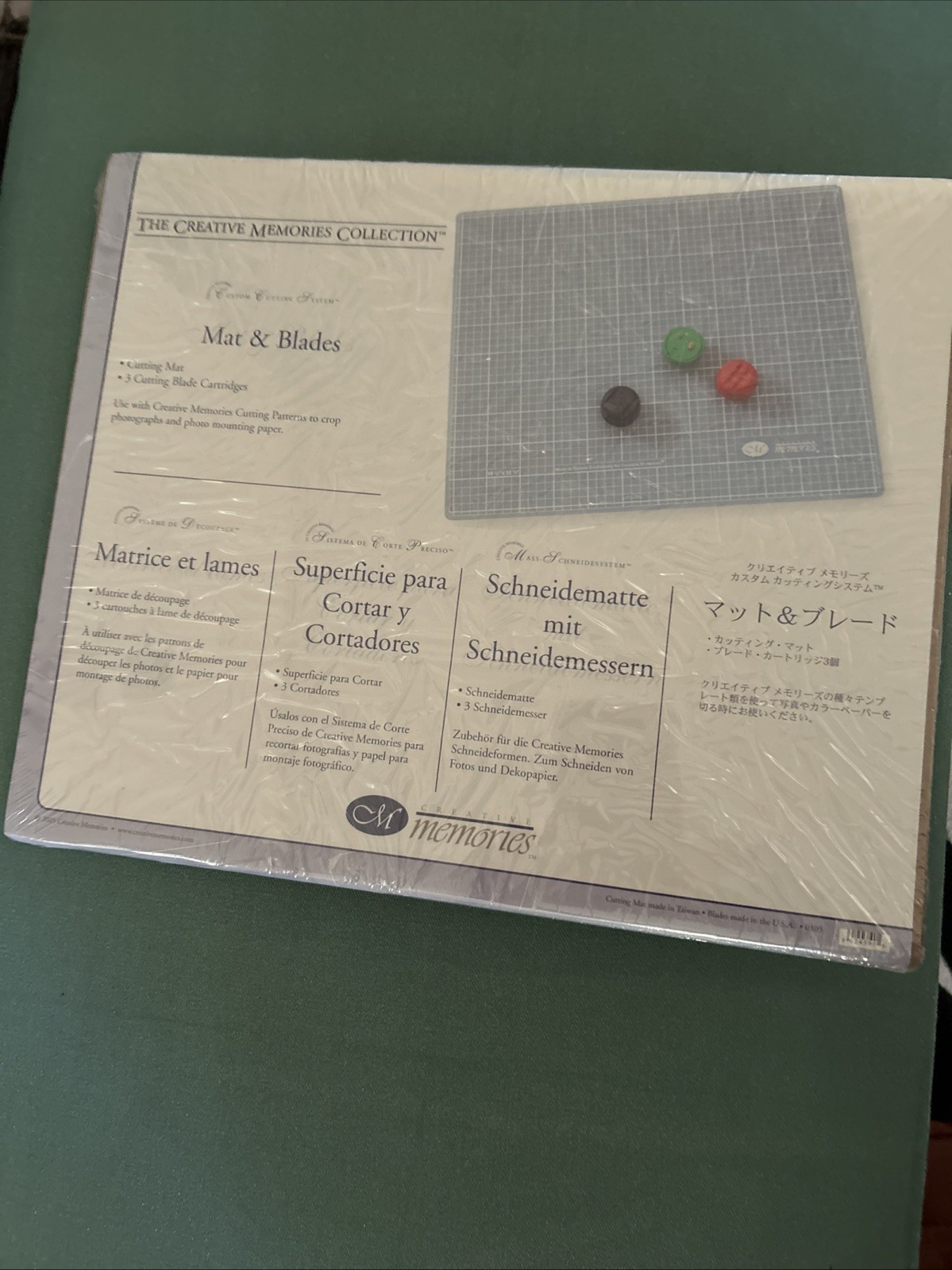 Creative Memories Mat And Blades Set