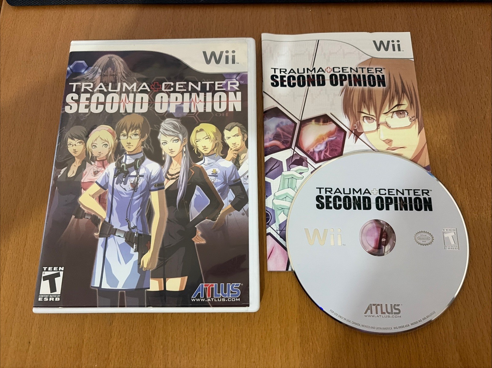 Trauma Center: Second Opinion - Nintendo Wii Cib Complete Us Ntsc