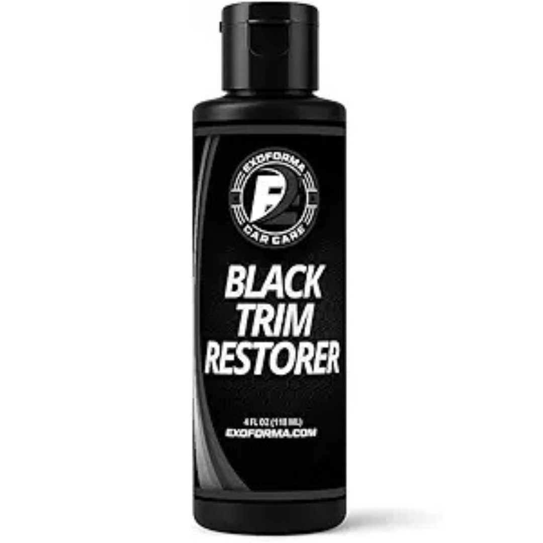 ExoForma Black Trim Restorer - Restores Factory Black to Plastic Trim - Protects