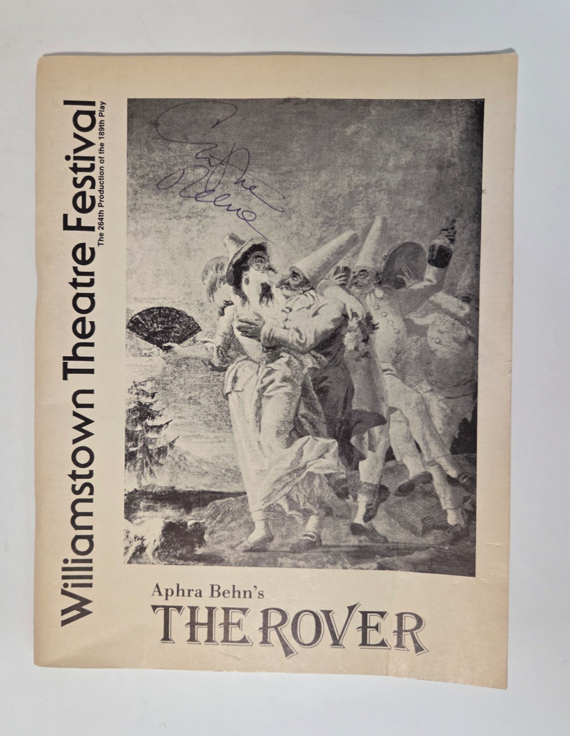 Christopher Reeves Signed Program Book | The Rover Williamstown Theatre 1987 Christopher Reeves Signed Program Book | The Rover Williamstown Theatre 1987