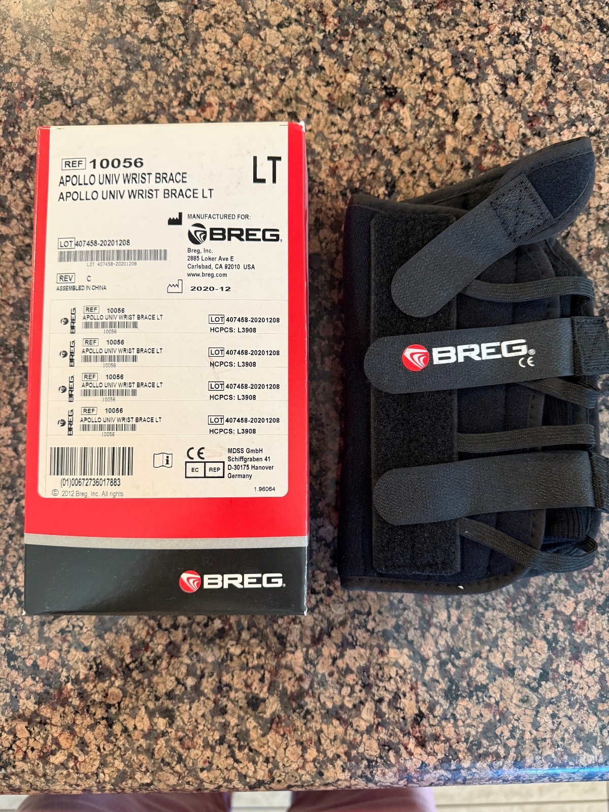 BREG: Apollo – Universal Wrist Brace, 8 inch, Left hand #10056 BREG: Apollo – Universal Wrist Brace, 8 inch, Left hand #10056