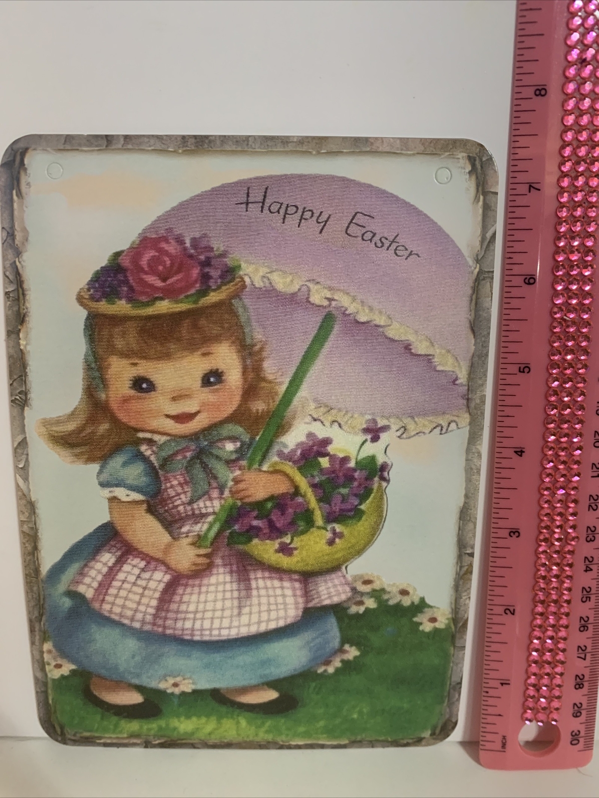 Easter Decor VINTAGE STYLE Die Cut Cardboard 5 X 7” Easter Decor VINTAGE STYLE Die Cut Cardboard 5 X 7”