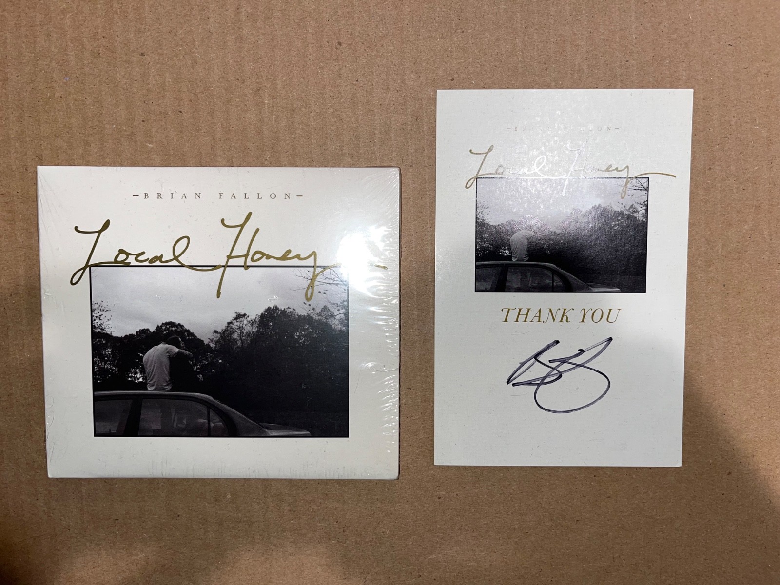 The Gaslight Anthem Brian Fallon Signed Autographed CD Imposter Local Honey