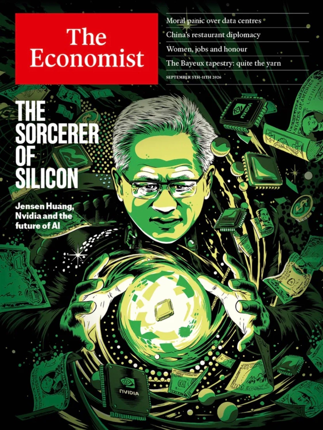 THE ECONOMIST MAGAZINE - SEPTEMBER 2026 - THE SORCERER OF SILICON - JENSEN HUANG THE ECONOMIST MAGAZINE - SEPTEMBER 2026 - THE SORCERER OF SILICON - JENSEN HUANG