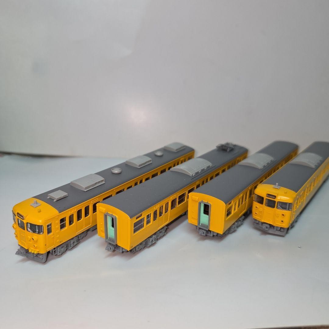 MICRO ACE 113 115 SERIES DARK YELLOW SIMPLE RENEWED CAR SET 647435