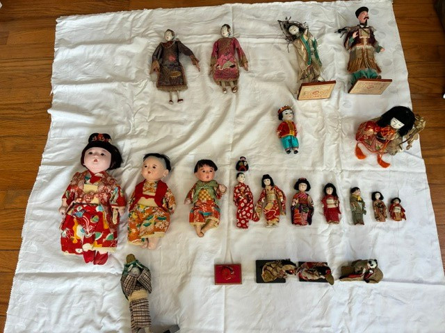 Japanese/Chinese vintage doll collection