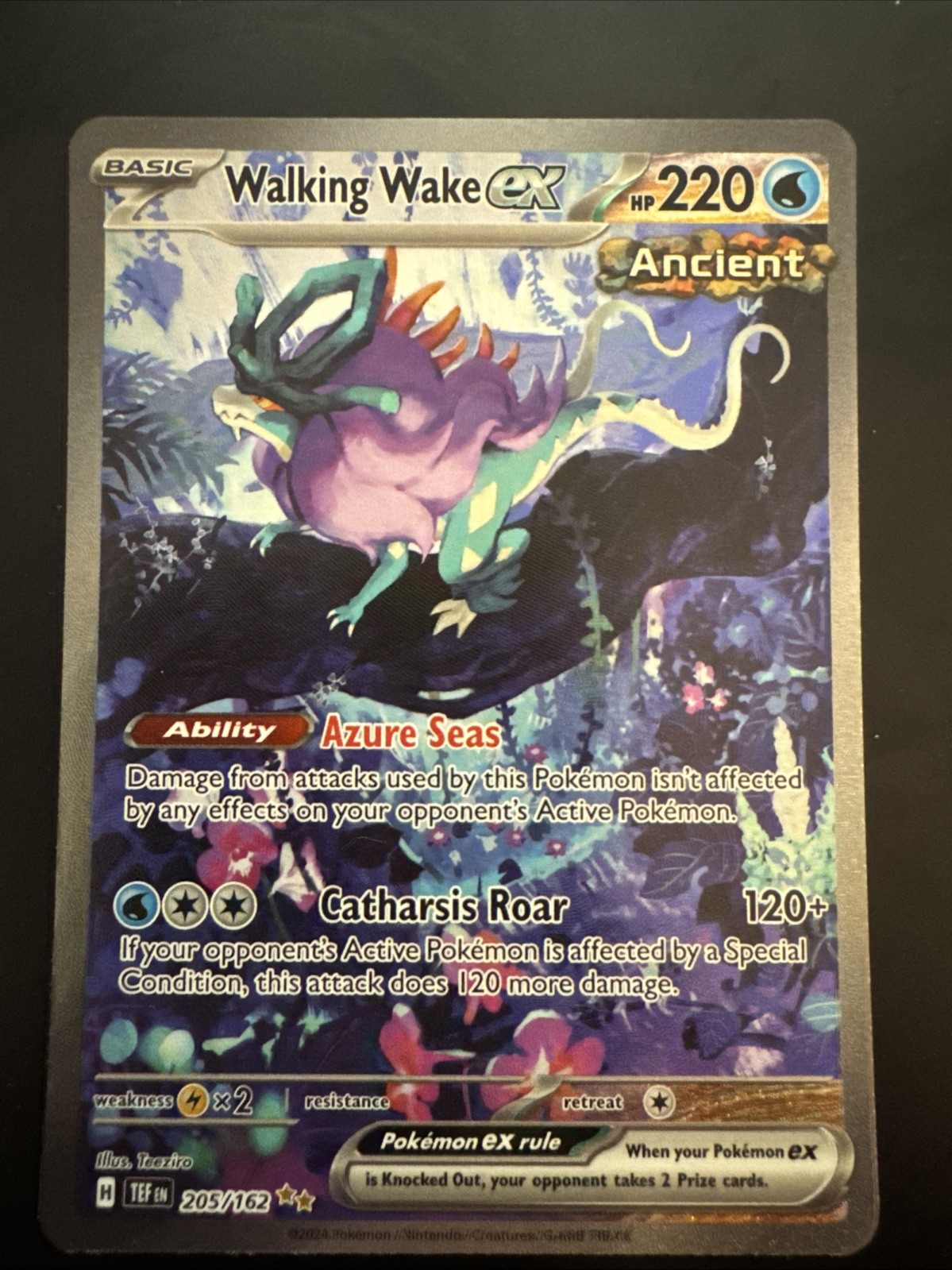 Walking Wake ex 205/162 SV05: Temporal Forces Holo Walking Wake ex 205/162 SV05: Temporal Forces Holo