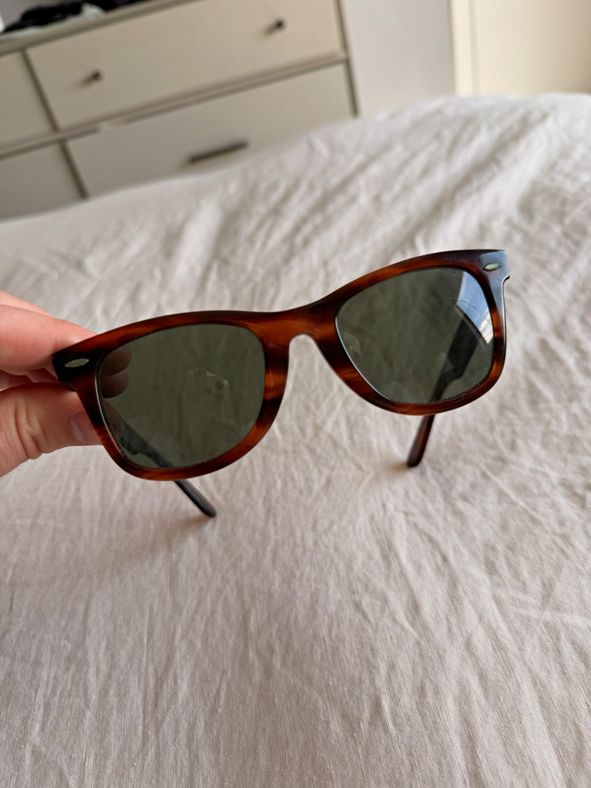 Vintage Bausch & Lomb Ray-Ban Wayfarer B&L 5022 Tortoise USA Sunglasses Vintage Bausch & Lomb Ray-Ban Wayfarer B&L 5022 Tortoise USA Sunglasses