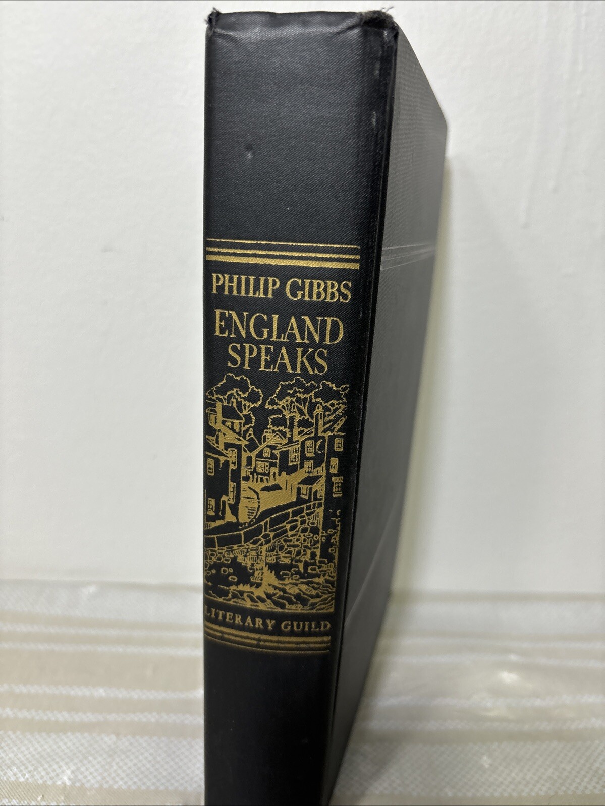 ENGLAND SPEAKS 1935 Philip Gibbs HC No DJ First Edition Vintage Illustrated